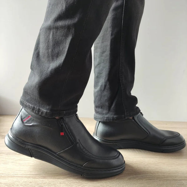 GHETE CASUAL BARBATI OTTER 650011A 01-N NEGRE - imagine 2