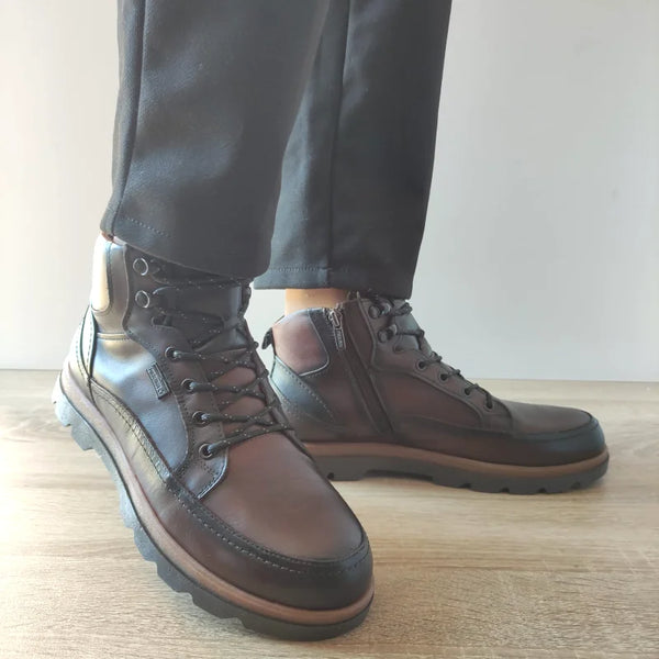 GHETE CASUAL BARBATI PIKOLINOS M3M-8107C1 MARO OLMO - imagine 4