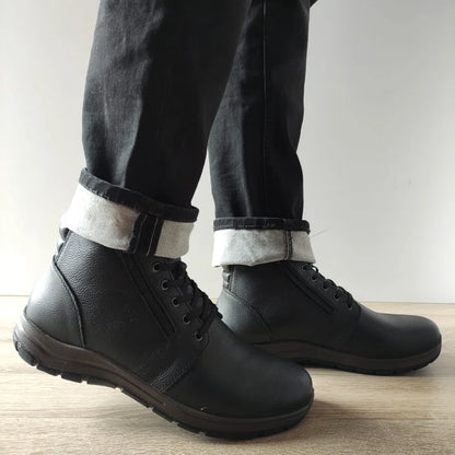 GHETE CASUAL BARBATI RIEKER 03652-00 NEGRE