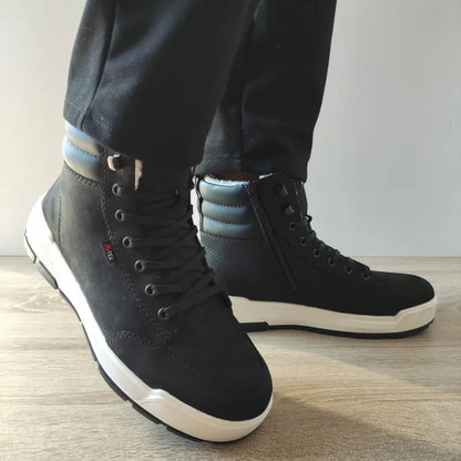 GHETE CASUAL BARBATI RIEKER U0071-00 NEGRE