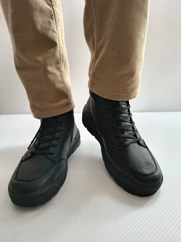 GHETE CASUAL BARBATI RIEKER U0071-01 NEGRE