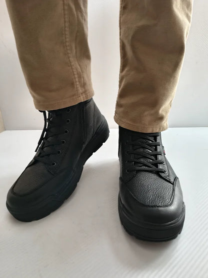 GHETE CASUAL BARBATI RIEKER U0071-01 NEGRE