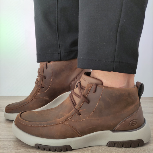 GHETE CASUAL BARBATI SKECHERS 204225 CDB MARO