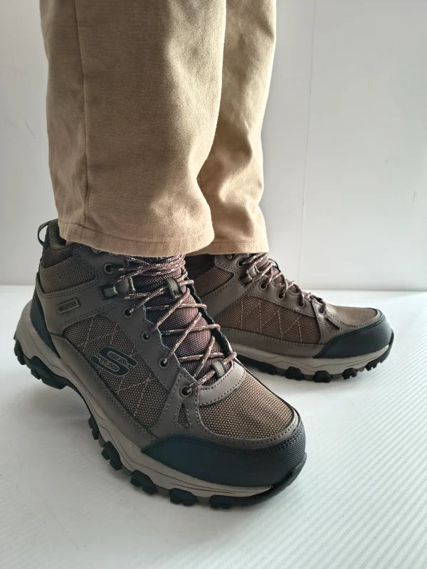 GHETE CASUAL BARBATI SKECHERS 204477 CHOC - imagine 5