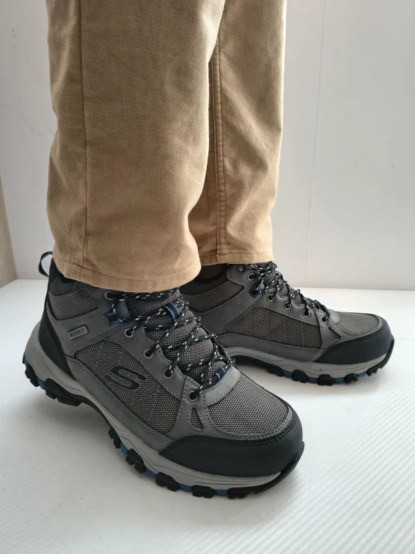 GHETE CASUAL BARBATI SKECHERS 204477 GRY - imagine 5