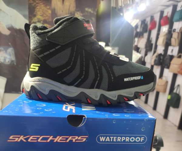 GHETE CASUAL COPII SKECHERS 406412L BKRD - imagine 2