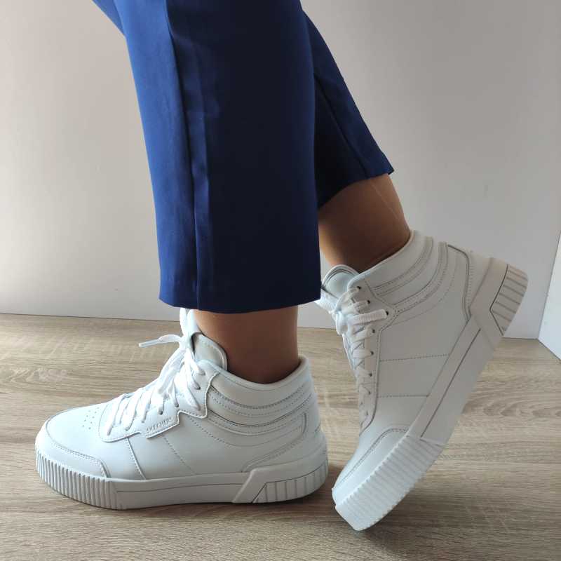 GHETE CASUAL DAMA ADOLESCENTI SKECHERS 185094 WHT - imagine 2
