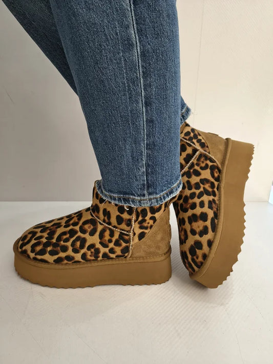 GHETE CASUAL DAMA ANNA VIOTTI D113-MORES CAMEL MINI LEO