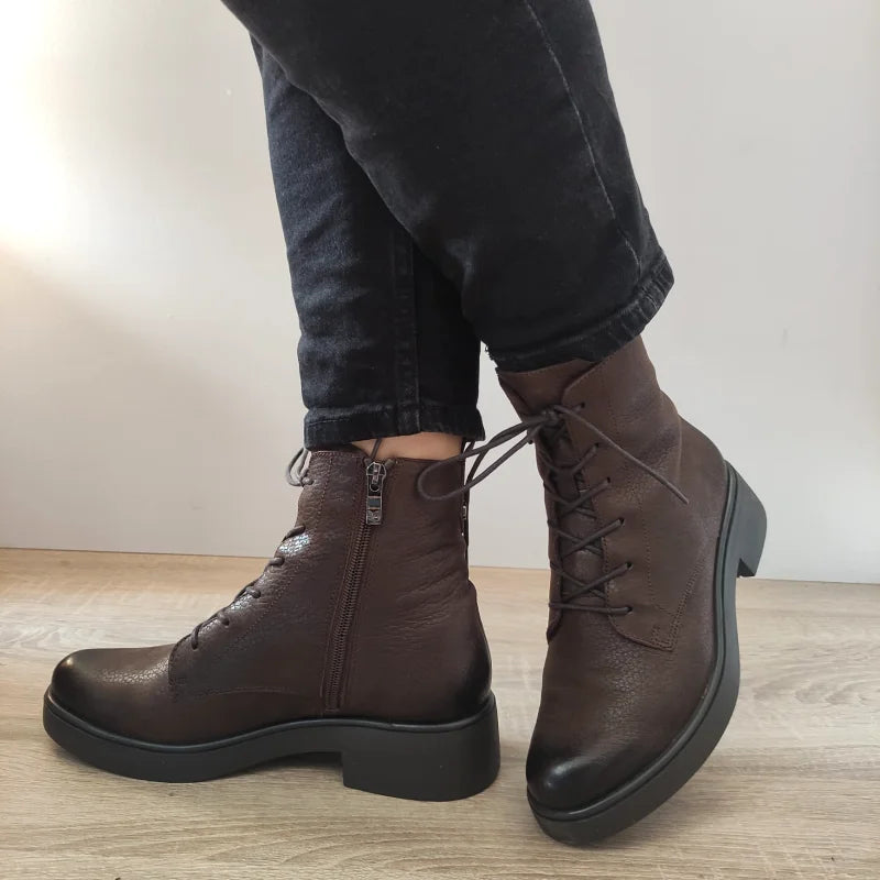 GHETE CASUAL DAMA CAPRICE 25107-43 MARO - imagine 3