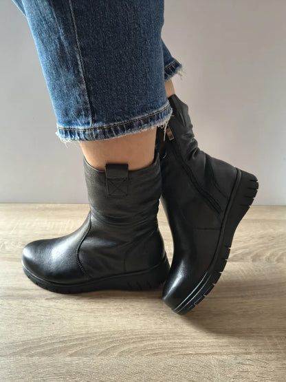 GHETE CASUAL DAMA CAPRICE 26455-45 022 NEGRE