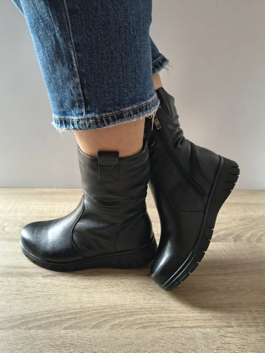 GHETE CASUAL DAMA CAPRICE 26455-45 022 NEGRE