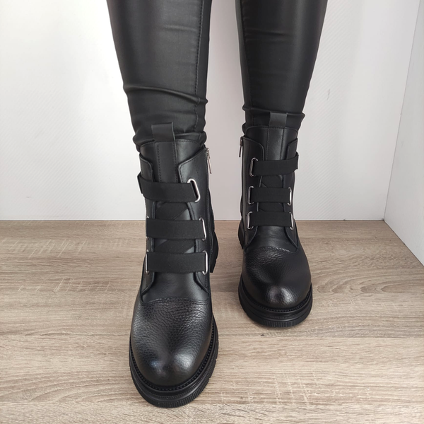 GHETE CASUAL DAMA DOGATI 008 1985 NEGRE - imagine 5