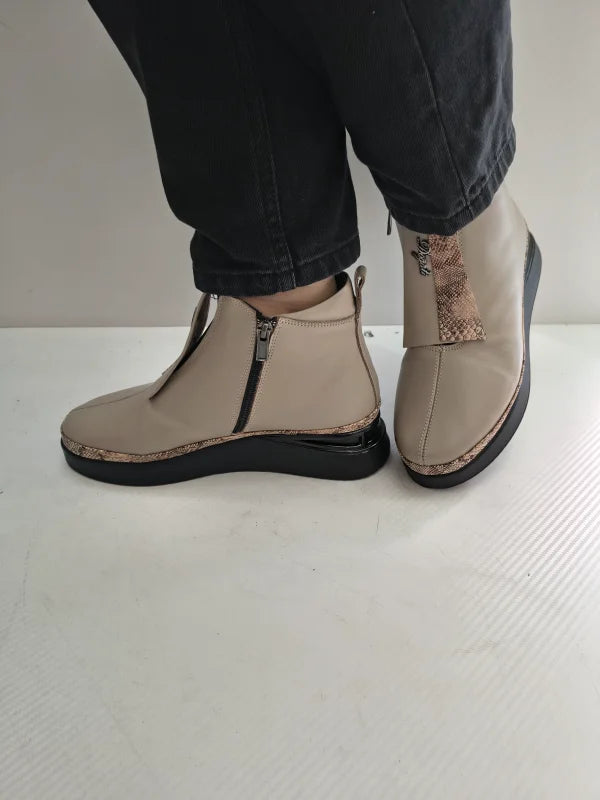 GHETE CASUAL DAMA DOGATI 061 2000 GREJ (VISONE) - imagine 2