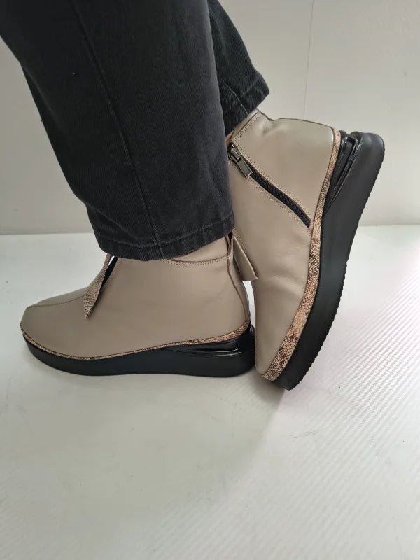 GHETE CASUAL DAMA DOGATI 061 2000 GREJ (VISONE) - imagine 3