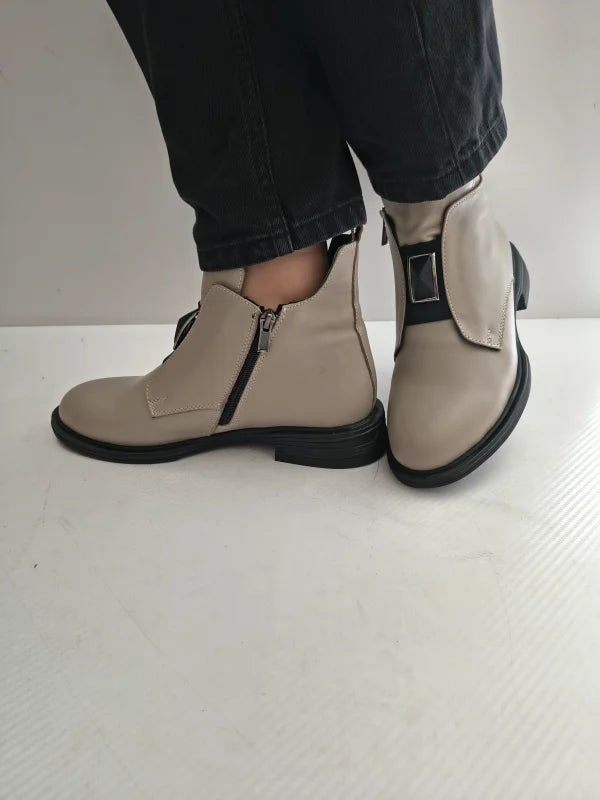 GHETE CASUAL DAMA DOGATI 061 MT-20901 GREJ (VISONE) - imagine 2