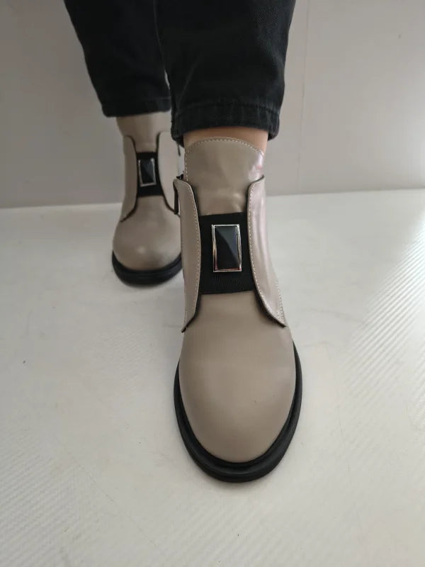 GHETE CASUAL DAMA DOGATI 061 MT-20901 GREJ (VISONE) - imagine 4