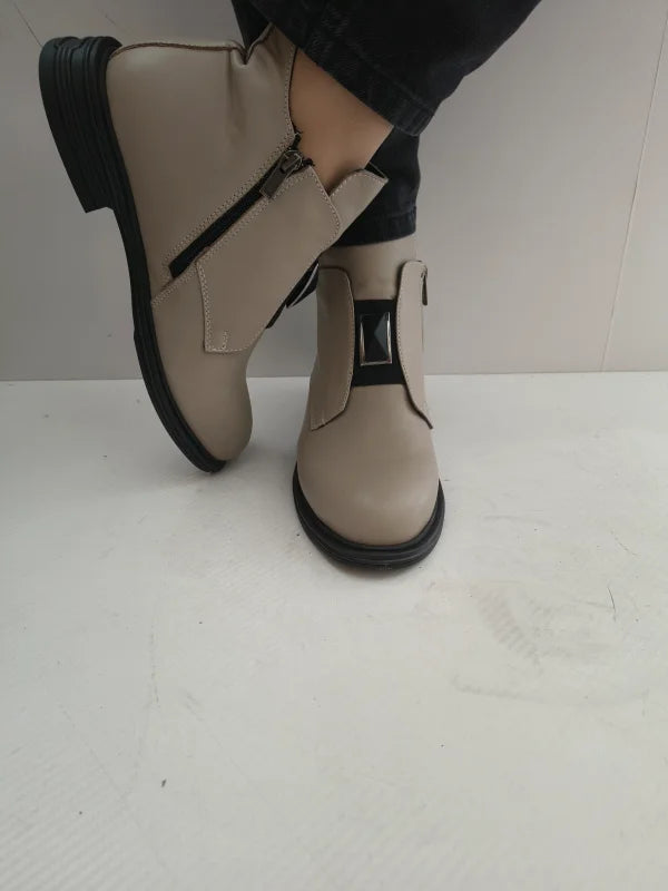GHETE CASUAL DAMA DOGATI 061 MT-20901 GREJ (VISONE) - imagine 5