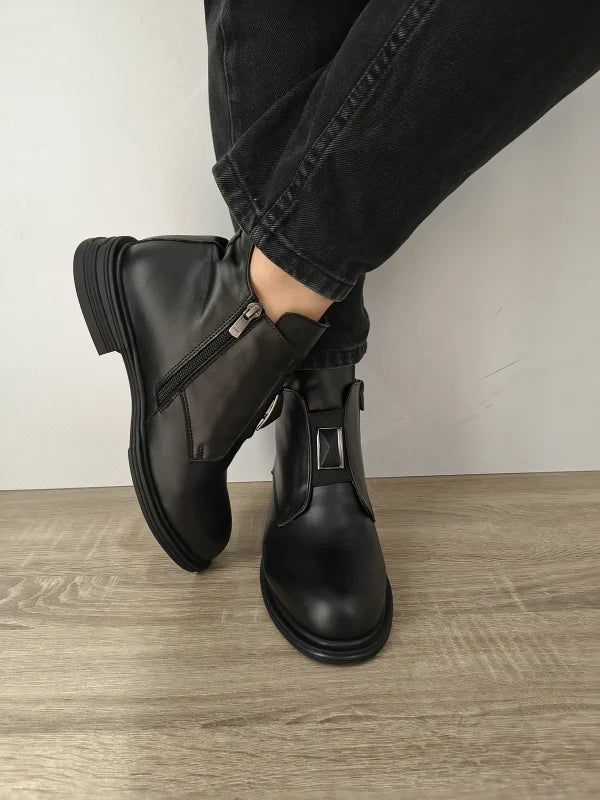 GHETE CASUAL DAMA DOGATI 061 MT-20901 NEGRE - imagine 4