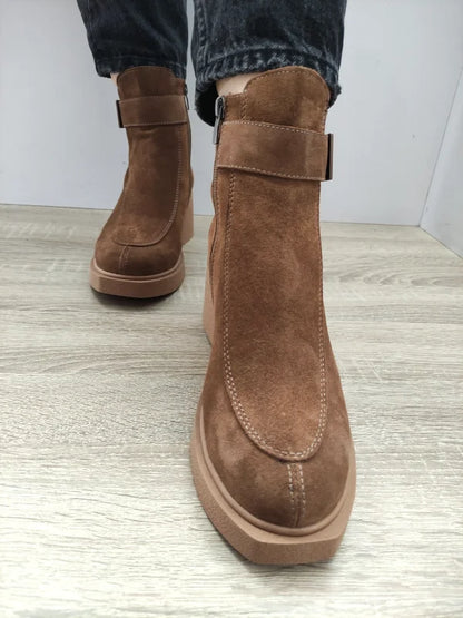 GHETE CASUAL DAMA DOGATI 086 10604 CAMEL VELUR