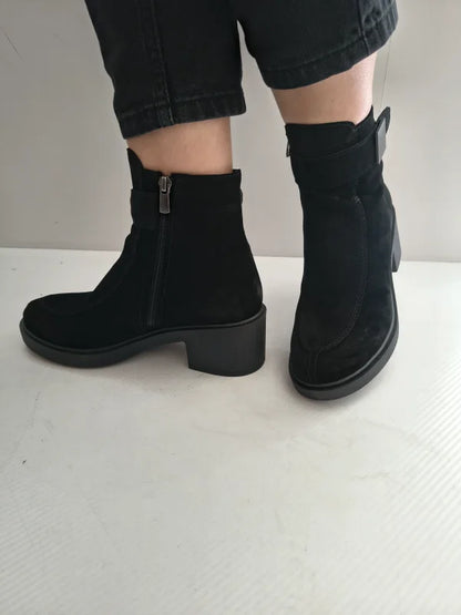 GHETE CASUAL DAMA DOGATI 086 8411 NEGRE VELUR