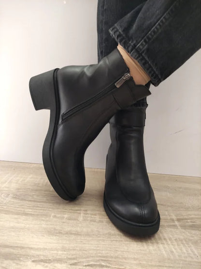 GHETE CASUAL DAMA DOGATI 086 8411 NEGRE