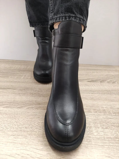 GHETE CASUAL DAMA DOGATI 086 8411 NEGRE
