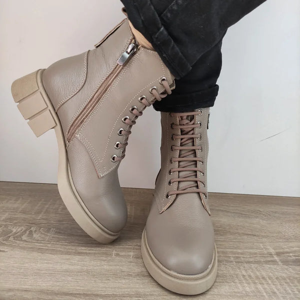 GHETE CASUAL DAMA DOGATI 40570 GREJ VISONE - imagine 3