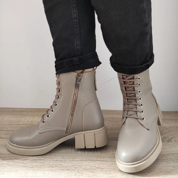 GHETE CASUAL DAMA DOGATI 40570 GREJ VISONE - imagine 4