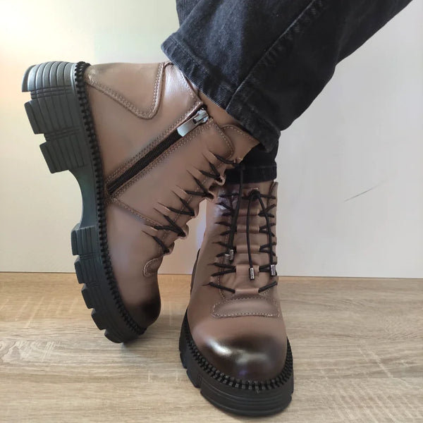 GHETE CASUAL DAMA DOGATI 5780 GREJ VISONE - imagine 3