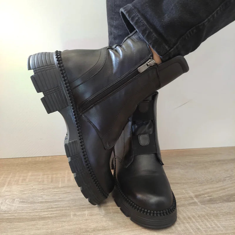GHETE CASUAL DAMA DOGATI 5786 NEGRE - imagine 3