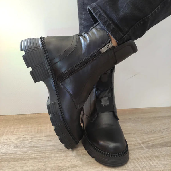 GHETE CASUAL DAMA DOGATI 5786 NEGRE - imagine 3