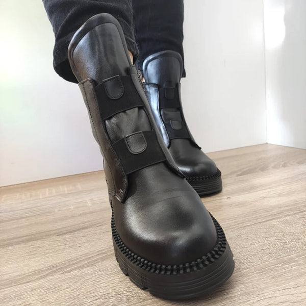GHETE CASUAL DAMA DOGATI 5786 NEGRE - imagine 4