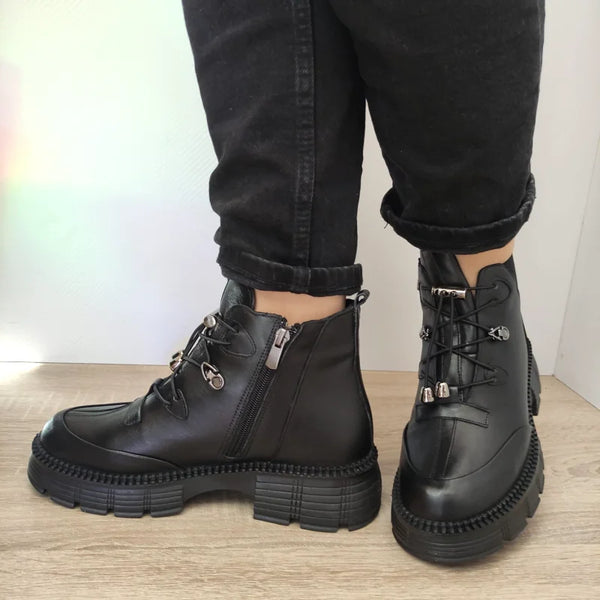 GHETE CASUAL DAMA DOGATI 5806 NEGRE - imagine 5