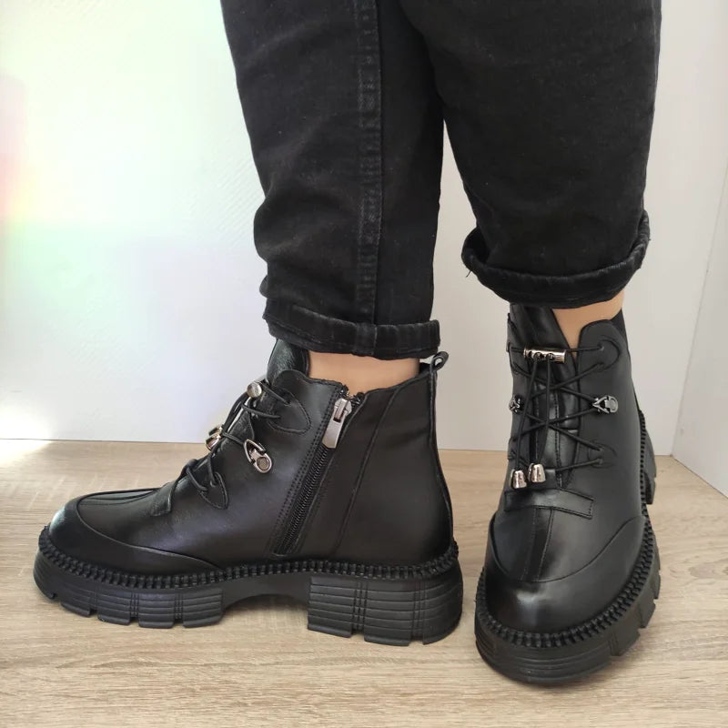 GHETE CASUAL DAMA DOGATI 5806 NEGRE - imagine 5