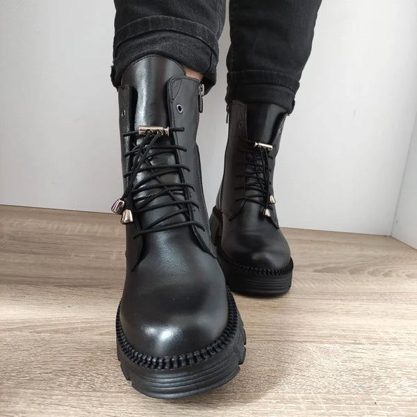 GHETE CASUAL DAMA DOGATI 5828 NEGRE - imagine 5