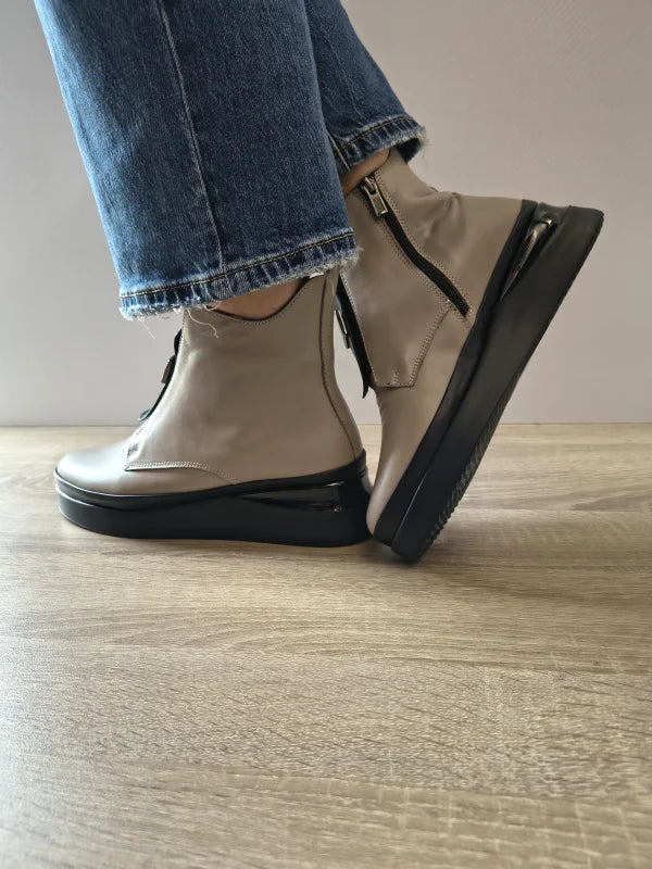 GHETE CASUAL DAMA DOGATI 934410 GREJ - imagine 3