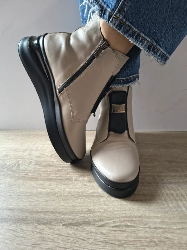 GHETE CASUAL DAMA DOGATI 934410 GREJ - imagine 5