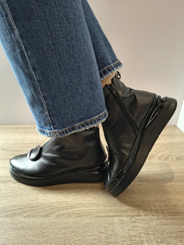 GHETE CASUAL DAMA DOGATI 934428-A NEGRE - imagine 2
