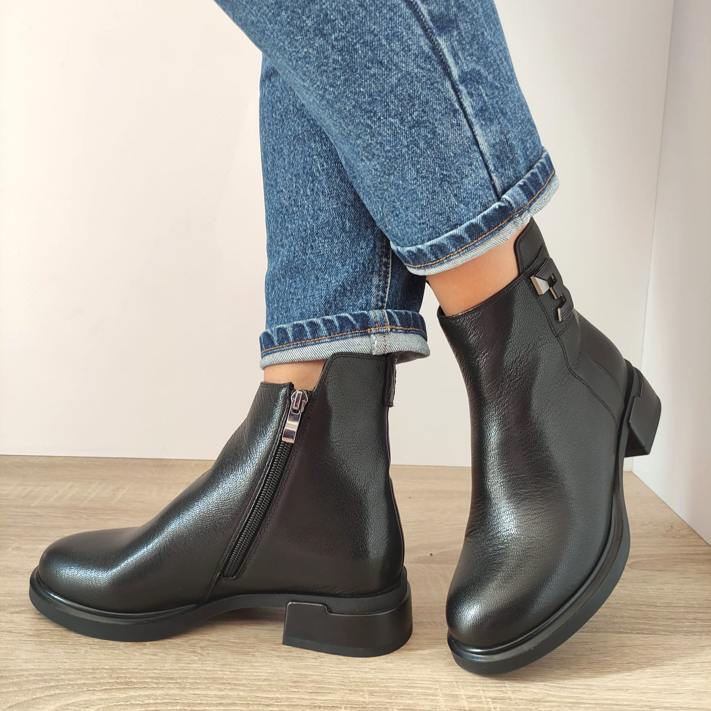 GHETE CASUAL DAMA FEELING H5300-3631 NEGRE