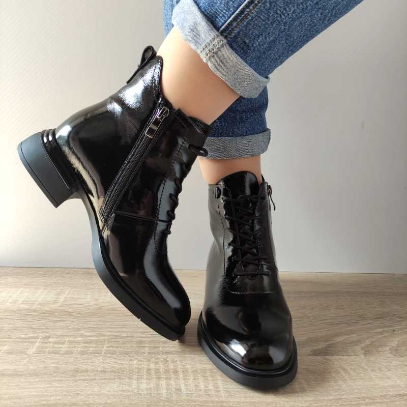 GHETE CASUAL DAMA FEELING H5307-7855 NEGRE - imagine 4