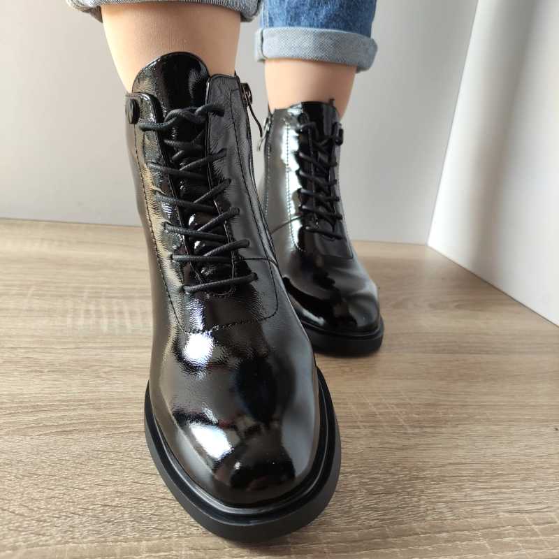 GHETE CASUAL DAMA FEELING H5307-7855 NEGRE - imagine 5