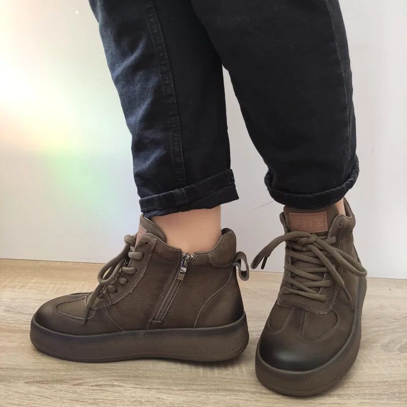 GHETE CASUAL DAMA FORMAZIONE 1072 KAKI - imagine 4