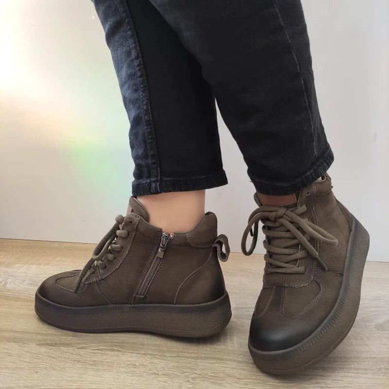 GHETE CASUAL DAMA FORMAZIONE 1072 KAKI - imagine 2