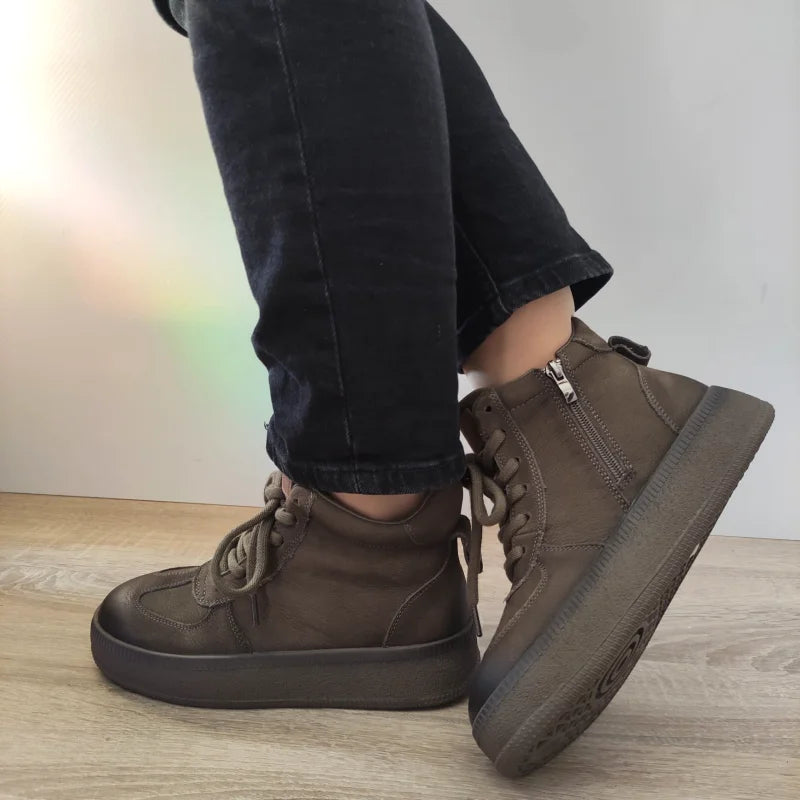 GHETE CASUAL DAMA FORMAZIONE 1072 KAKI - imagine 3