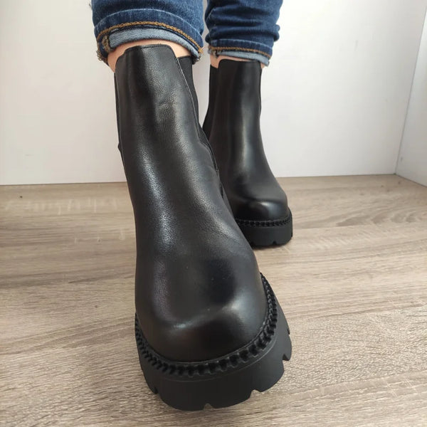 GHETE CASUAL DAMA FORMAZIONE 17979 NEGRE - imagine 4