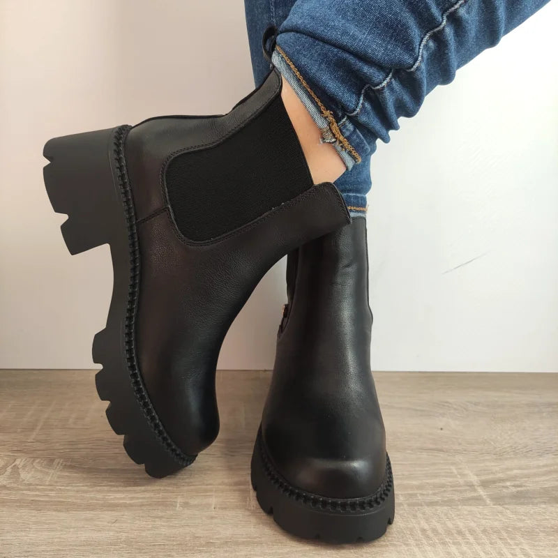 GHETE CASUAL DAMA FORMAZIONE 17979 NEGRE - imagine 5