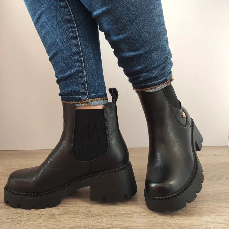 GHETE CASUAL DAMA FORMAZIONE 17979 NEGRE - imagine 3