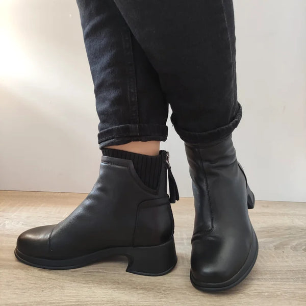 GHETE CASUAL DAMA FORMAZIONE 5A868 NEGRE - imagine 3