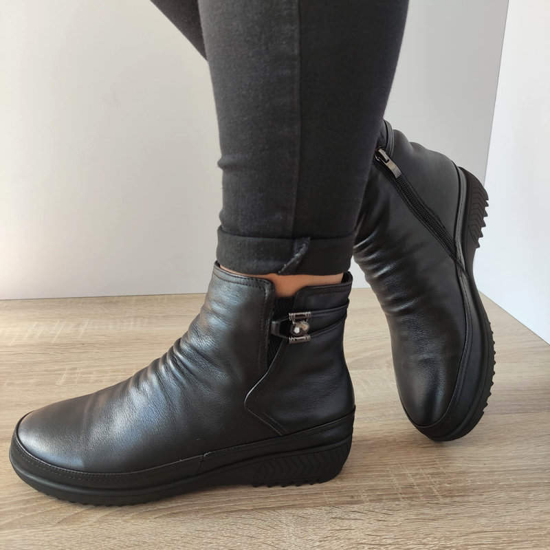 GHETE CASUAL DAMA FORAMZIONE 69199B-6 NEGRE - imagine 2