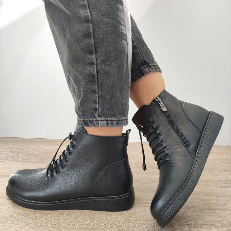 GHETE CASUAL DAMA FORMAZIONE 955702 NEGRE - imagine 2